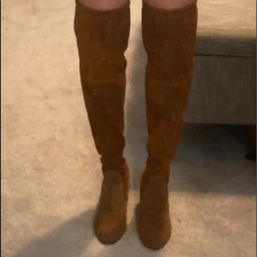 Knee high boots, size 9 1/2, 3” heel